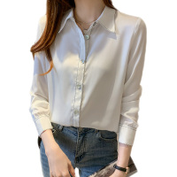 雅馨季2021秋装新款衬衫女韩版百搭时髦休闲衬衫女士长袖上衣秋