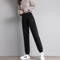 雅馨季[小贝专场]运动裤女秋冬宽松直筒休闲裤束脚卫裤春秋小个子运动裤2021新款女裤