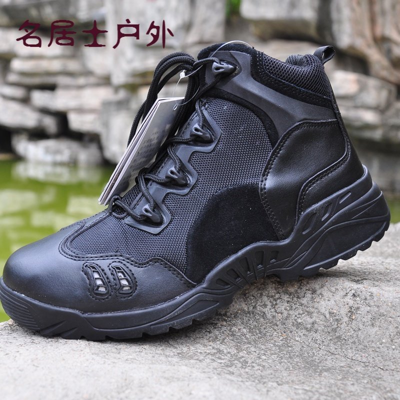 户外作战靴男特种兵战术靴低帮登山鞋防水沙漠靴