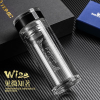 达康书记同款玻璃杯人民的名义创意礼品杯子批发双层玻璃杯