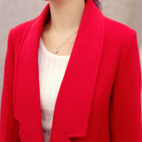 2017新款我的前半生马伊俐罗子君同款中长款毛呢外套女2017秋冬新款外大衣