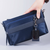 2017新款牛津布帆布韩版钱包七夕礼物手拿包男士手包男包商务手抓夹包情人节礼品休闲单肩斜挎