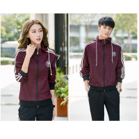 春秋装男士情侣长袖卫衣休闲运动服男女套装男式两件套