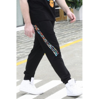 秋冬加肥加大男装运动长裤小脚大码休闲卫裤胖子宽松哈伦裤肥佬裤