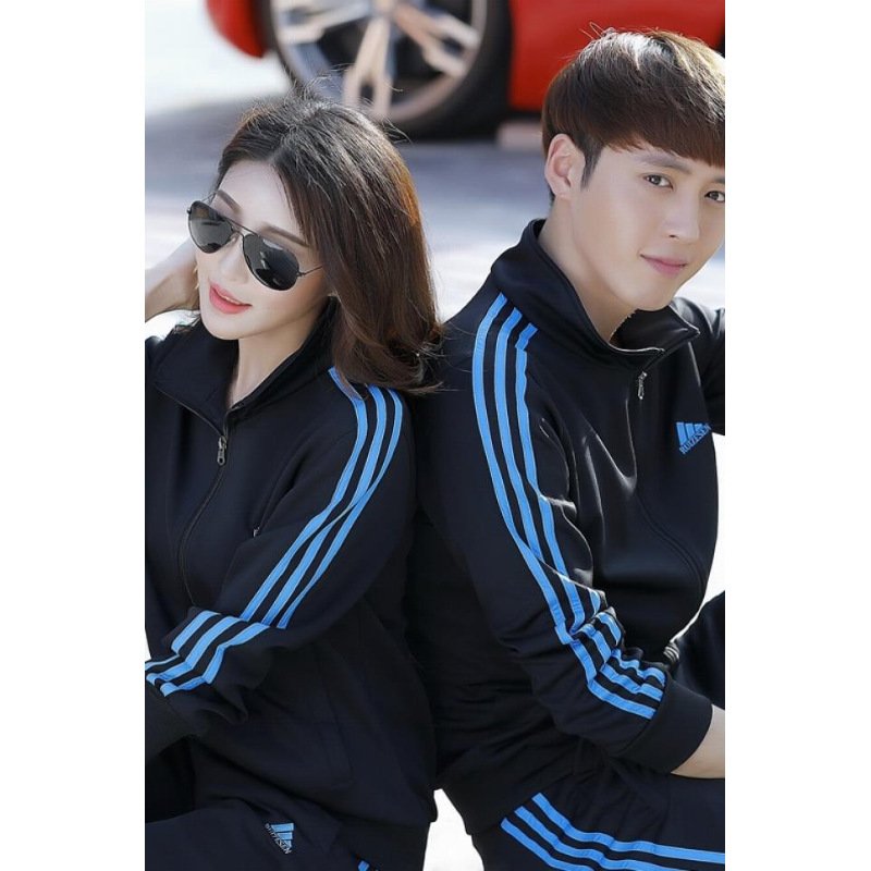 运动套装男春秋运动服女士情侣装长袖休闲卫衣套装夏季跑步两件套
