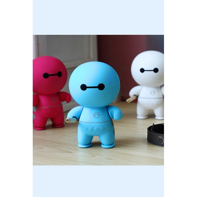 卡通大白无线蓝牙音箱插卡U盘手机音响便携可爱迷你低音炮