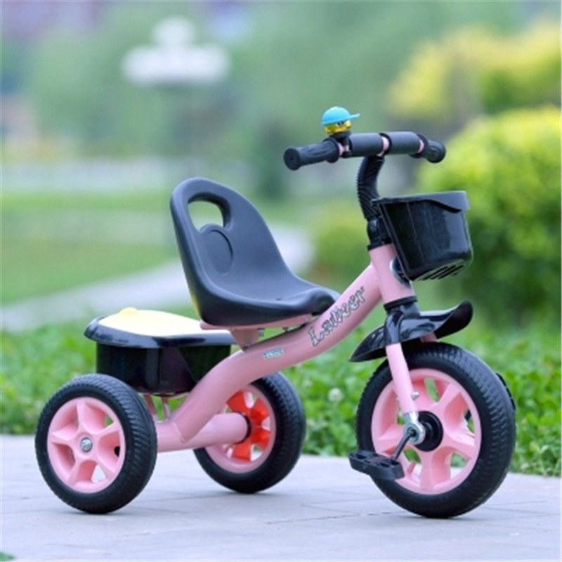 男女儿童三轮车带斗2-3-5岁手推宝宝自行车小孩儿童脚踏