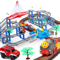 托马斯小火车套装轨道电动充电儿童动车玩具高铁拖马斯过山车男孩