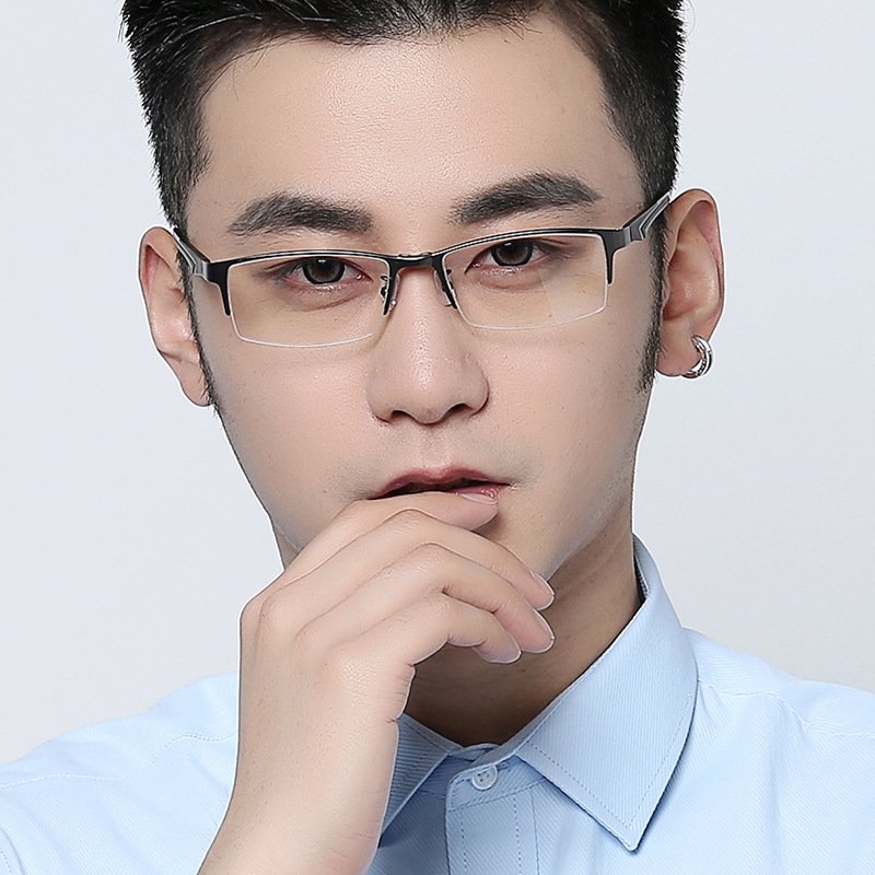 近视眼镜套镜偏光太阳镜司机驾驶镜男士半框眼镜框架墨镜夹片9324