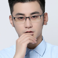 近视眼镜套镜偏光太阳镜司机驾驶镜男士半框眼镜框架墨镜夹片9324