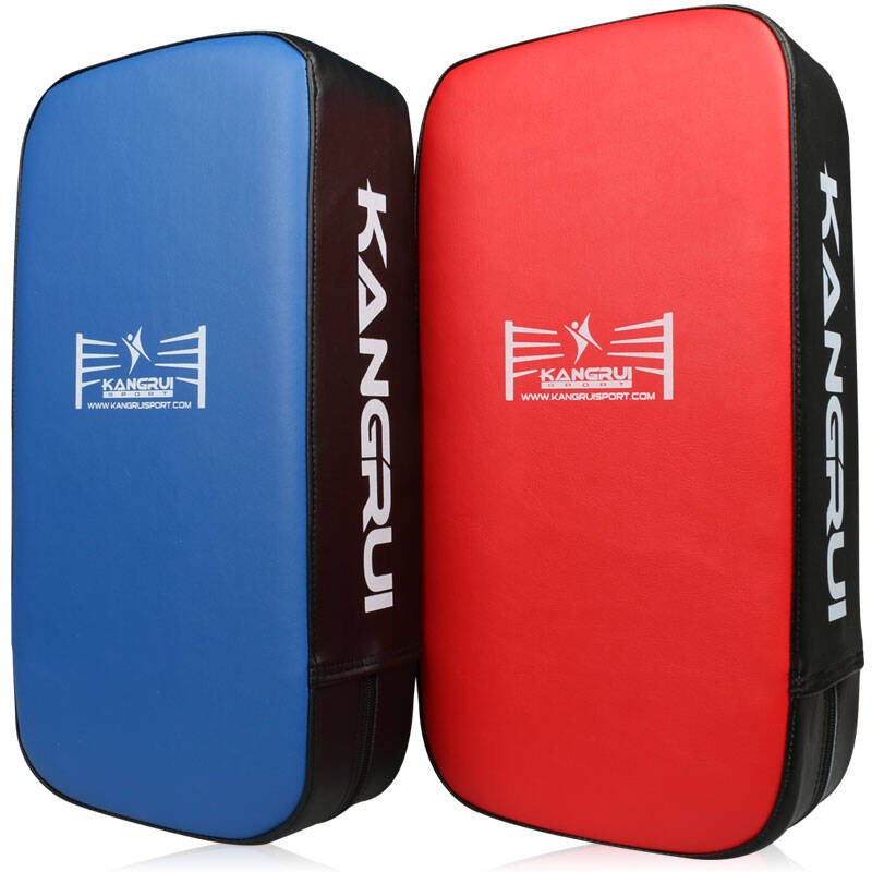 散打全仿皮脚靶跆拳道空手道拳击手靶挡板用品专业训练脚靶一只装