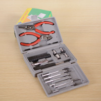 五金工具箱24件套螺丝批组合套装手机电脑维修小工具