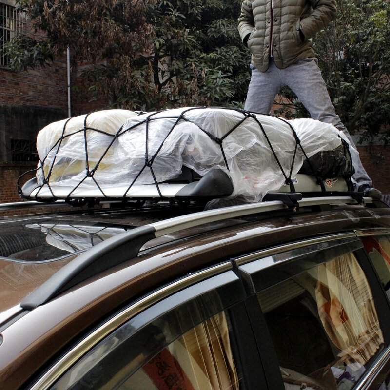 宝骏730宏光S欧尚越野车商务车车顶行李框筐M20风光等专用改装铝合金行李框北汽威旺M30专用行李车顶框+网兜七天无理由