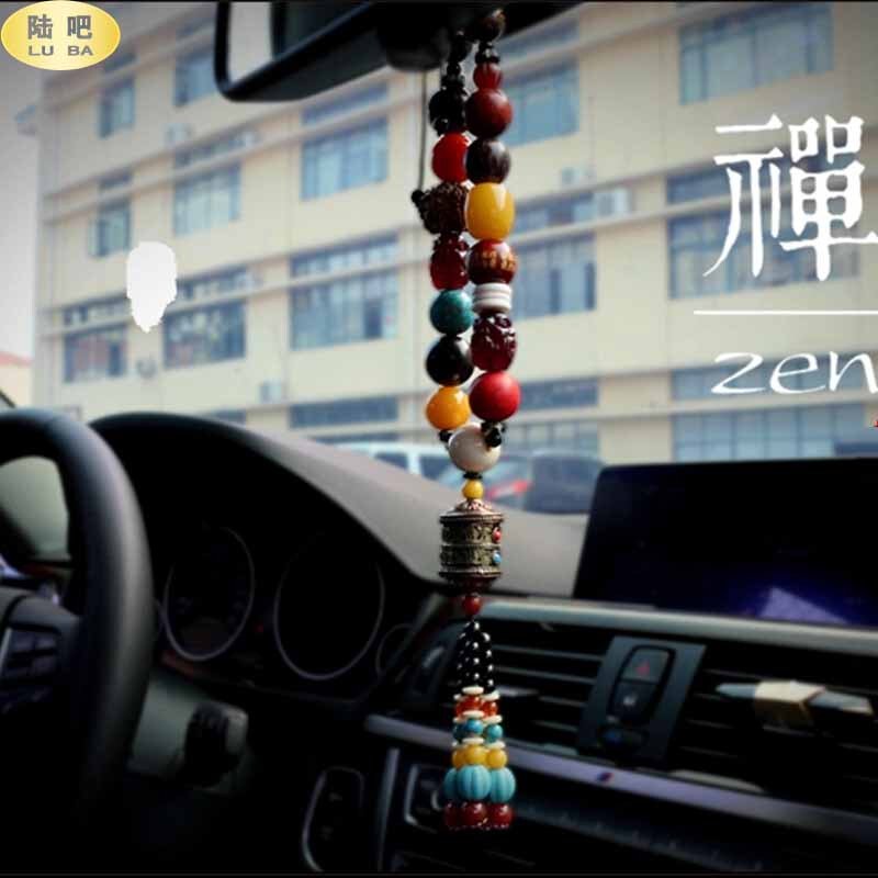 汽车挂件汽车用品佛珠挂件汽车挂件饰品车内保平安符后视镜上挂饰佛珠饰品车载内饰哈弗H1H2H5H6H7H8H9七天无理由退
