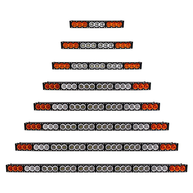 汽车led长条射灯超亮改装前杠射灯车顶射灯黄白光长条灯七天无理由退货 品质保证