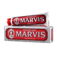 意大利进口Marvis/玛尔斯 防蛀牙膏三支装 75ML/支正品包邮 银蓝红 薄荷牙膏