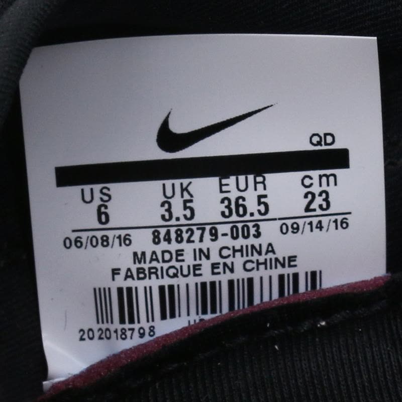 Nike耐克女鞋新款AirMax气垫缓震休闲跑步鞋848279-003图片