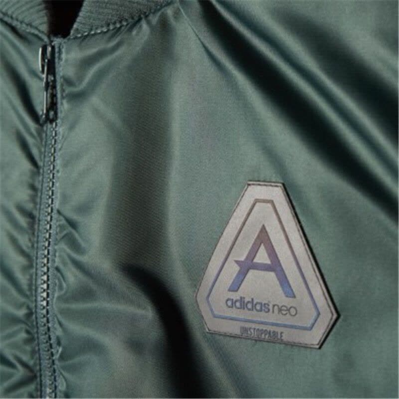 Adidas阿迪达斯NEO男装2018春季新款运动耐磨立领棒球夹克运动服AY5543图片