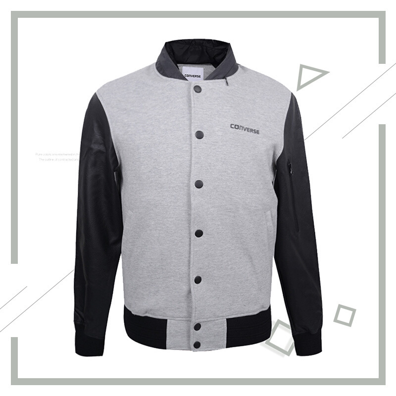 converse匡威男装2017秋季新款运动棒球服休闲夹克外套10005304a01x