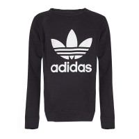 Adidas阿迪达斯三叶草17冬季男子休闲运动长袖T恤套衫卫衣AY7793