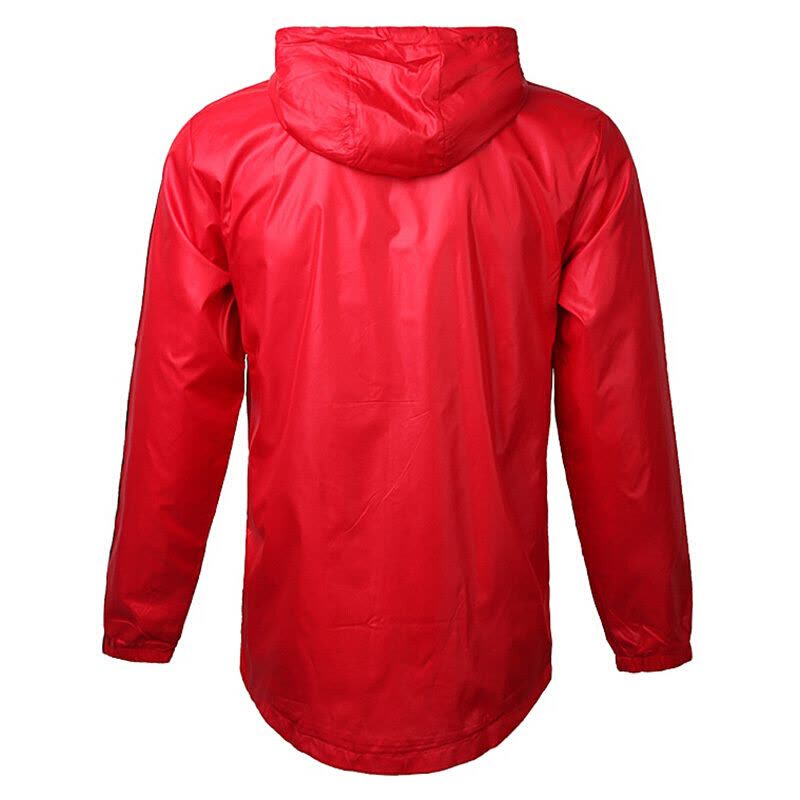 Adidas阿迪达斯外套男装2017秋季新款运动服足球训练防风梭织开衫夹克红Q2278图片