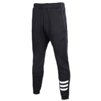 Adidas阿迪达斯男裤2017冬新款neo运动裤跑步训练针织透气休闲收口长裤BR8514