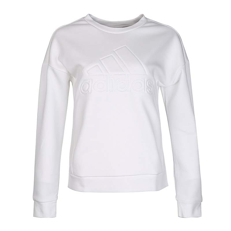 Adidas阿迪达斯女装卫衣2017冬季新款运动服训练休闲套头衫CW0092 WT