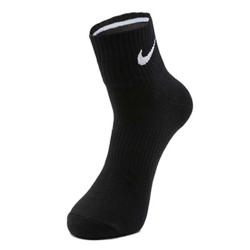 Nike耐克袜子2017新款男中短筒休闲袜运动袜透气袜子三双装SX4706-001图片