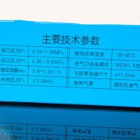 燃气煤气灶减压阀液化气罐钢瓶低压阀调压降压阀带压力表阀门 减压阀一个+1.5米金属管