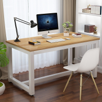 加固钢木电脑桌台式桌加长双人简约阿斯卡利现代家用经济电竞卧室办公书桌