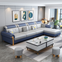 阿斯卡利北欧现代简约可拆洗布艺沙发组合小户型客厅科技布沙发年货