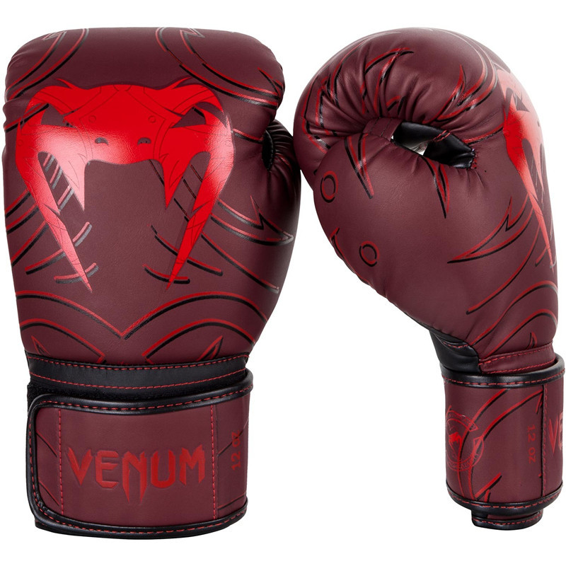 法国venum毒液授权夜行者30拳击手套散打泰拳手工拳套搏击训练红色120