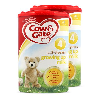 [保税]英国牛栏(Cow & Gate) 婴儿奶粉 4段 2岁以上2-3岁 800g*2 (全球购)