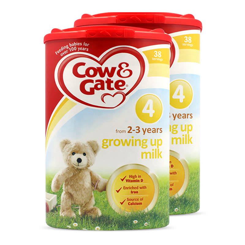 [保税]英国牛栏(Cow & Gate) 婴儿奶粉 4段 2岁以上2-3岁 800g*2 (全球购)图片