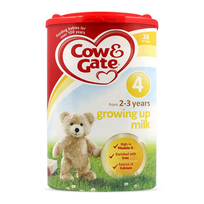 [保税]英国牛栏(Cow & Gate) 婴儿奶粉 4段 2岁以上2-3岁 900g*1 (全球购)图片