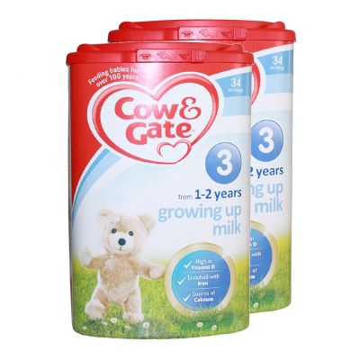 [保税]英国牛栏(Cow & Gate)婴儿奶粉 3段 1-2岁 900g*2 (全球购)