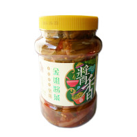 芋苗750g 金姐 广西横县特产 酸辣芋头梗腌芋蒙瓶装农家自制酱香新鲜咸菜开胃菜泡酱菜下饭菜 大部分地区