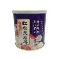 红枣长寿果168gX4罐 老倔厨 花生米仁无核红枣切片干农家熟酒鬼花生粒酥脆河南特产干果