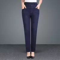 迪鲁奥(DILUAO)新款女装中年牛仔裤女常规裤长裤女士高腰中老年女裤秋冬新款妈妈裤子打底裤 (X9832-1)