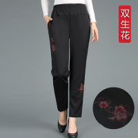 迪鲁奥(DILUAO)高端轻奢中老年女款春秋长裤老太太奶奶薄款人宽松妈妈裤子休闲外穿