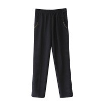 迪鲁奥（DILUAO)高端轻奢中老年裤子女春秋常规大码加肥松紧腰妈妈裤冬款高腰奶奶长裤