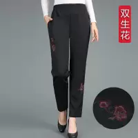 迪鲁奥(DILUAO)老年人女裤常规大码60-70-80岁奶奶长裤松紧腰妈妈春秋裤子老太太