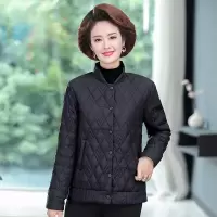 迪鲁奥(DILUAO)40岁50岁妈妈穿的妈妈秋冬装女中老年人冬季棉小中年外套服