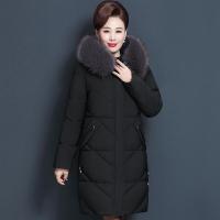 迪鲁奥(DILUAO)40岁50岁妈妈穿的皮草2021新款妈妈秋冬装衣服中长款中年外套老年人女