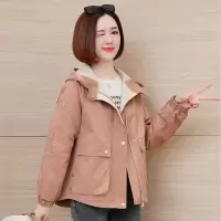迪鲁奥（DILUAO)40岁50岁妈妈穿的衣服风衣女常规款秋季新款女装通勤小个子二八月流行大衣外套