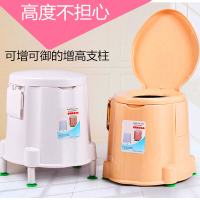 加厚塑料便携式移动马桶孕妇坐便器古达简易成人家用车载医用座便器老年人尿桶尿盆