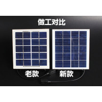古达 5v2.5w太阳能电池板500ma发电板手机充电宝户外充电器6VDIY光伏板