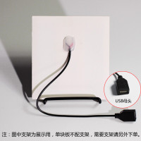 古达 5v2.5w太阳能电池板500ma发电板手机充电宝户外充电器6VDIY光伏板