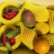 水果组合 红心火龙果加甜心芒加红江橙 3种水果新鲜发一箱 5斤