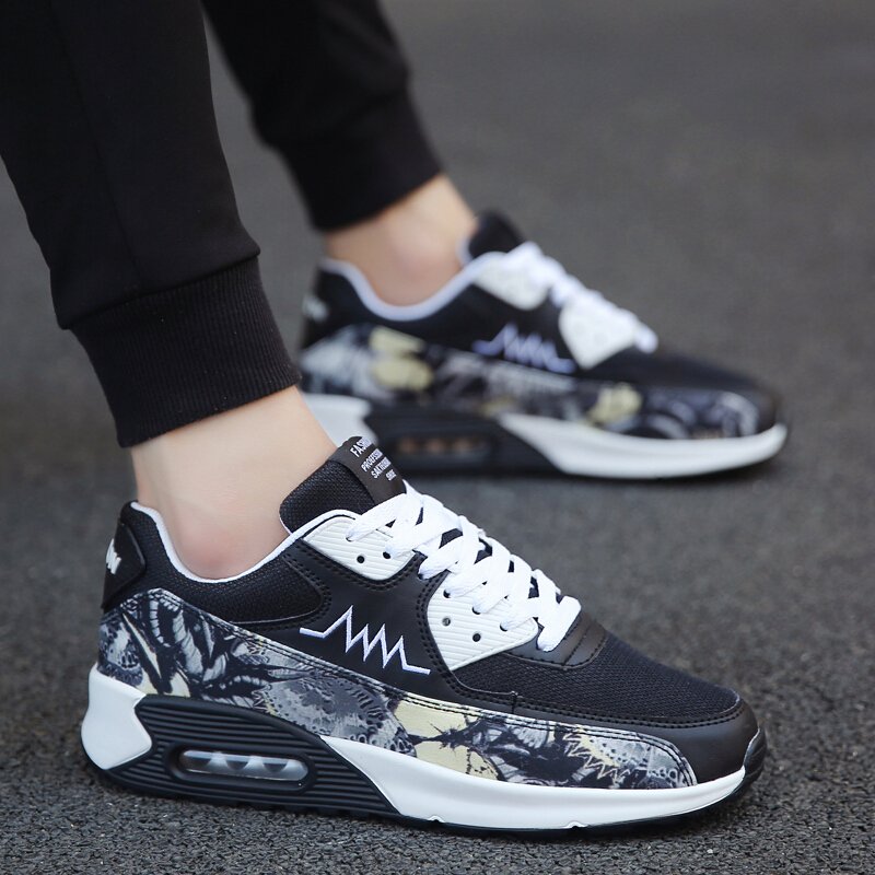 权志龙杨洋鹿晗明星同款鞋鞋子男潮鞋夏季男鞋百搭休闲运动鞋男透气网鞋韩版潮流气垫跑步鞋